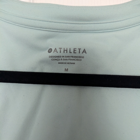 Athleta Cinch Tank Top Reef Blue Size Medium Activewear - Picture 4 of 8